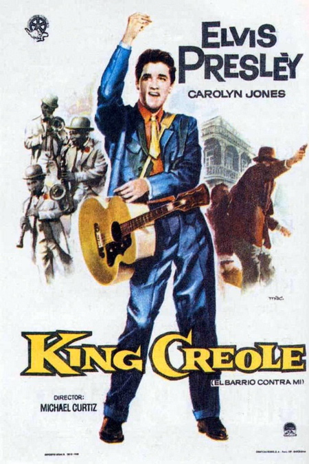 Póster de la película King Creole, el barrio contra mí