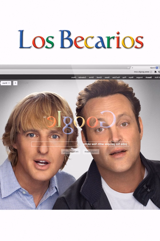 Póster de Los becarios