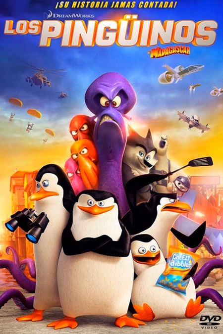 Póster de la película Los pingüinos de Madagascar
