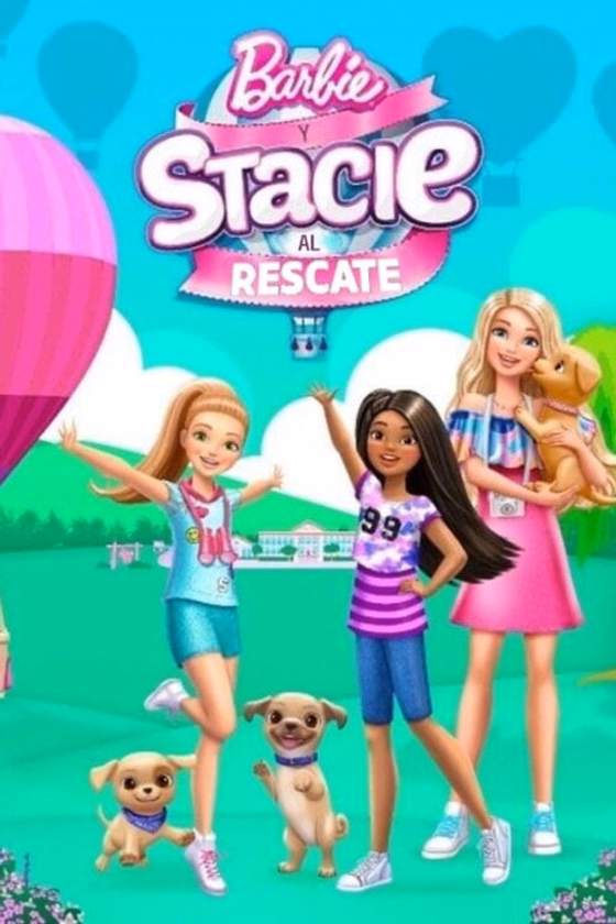 Póster de Barbie y Stacie al rescate