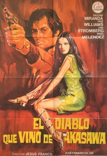 Póster de la película El diablo que vino de Akasawa
