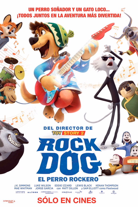 Póster de la película Rock Dog: el poder de la música
