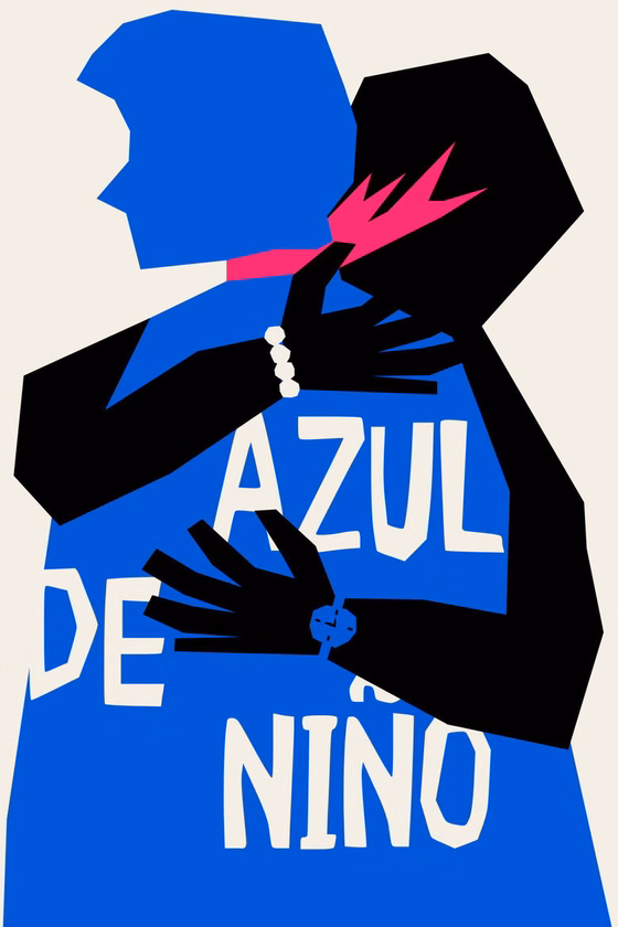 Póster de Azul de niño