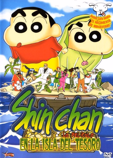 Póster de la película Shin Chan en la Isla del Tesoro