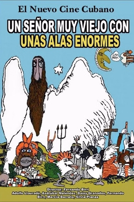Póster de la película Un señor muy viejo con unas alas enormes