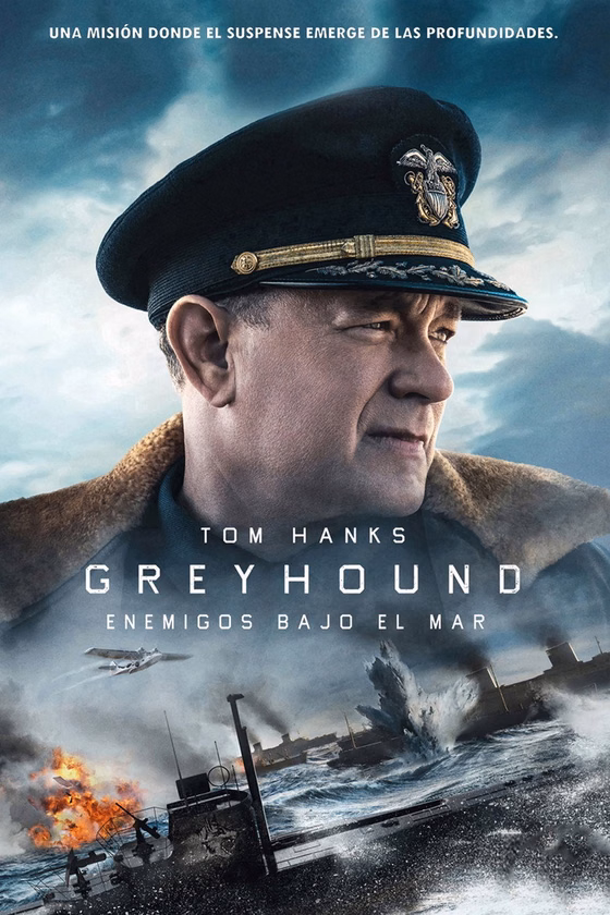 Póster de Greyhound: Enemigos bajo el mar