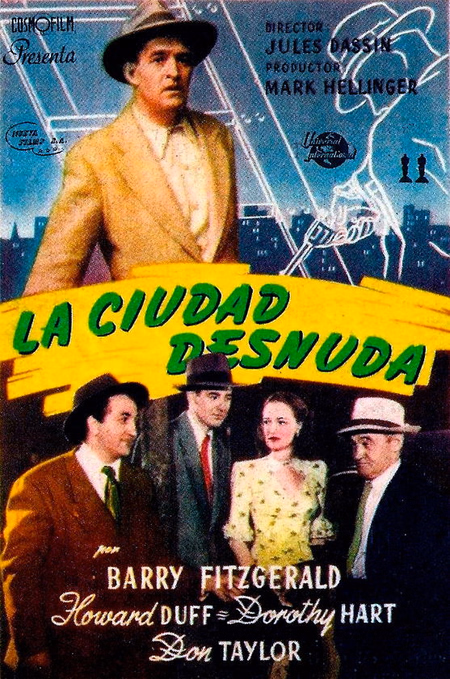 Póster de la película La ciudad desnuda