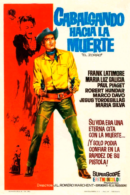 Póster de la película Cabalgando hacia la muerte