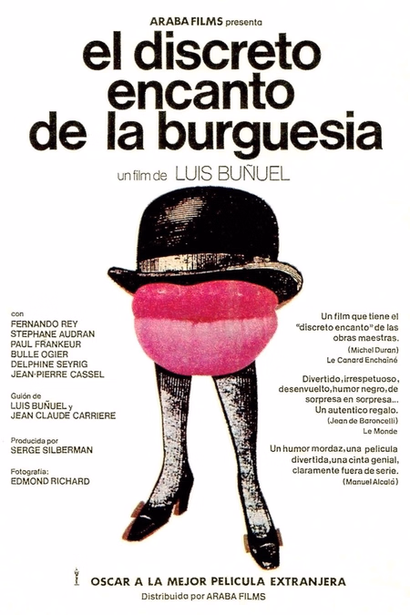 Póster de la película El discreto encanto de la burguesía