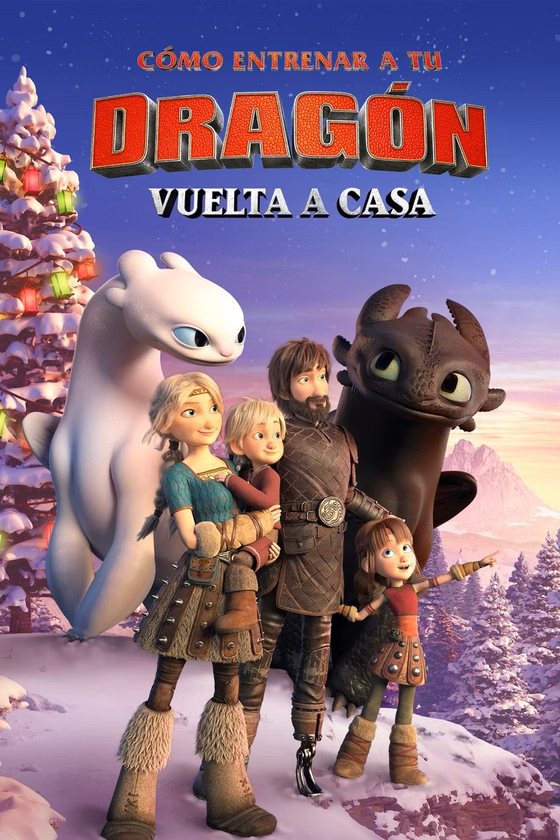 Póster de Cómo entrenar a tu dragón: vuelta a casa