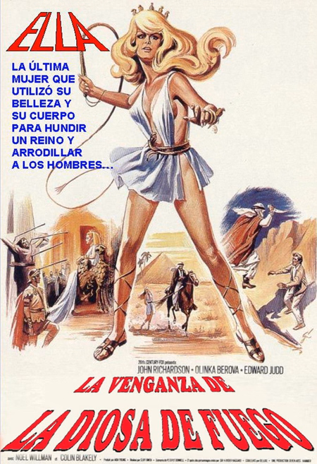 Póster de la película La venganza de la diosa de fuego