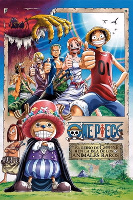 Póster de la película One Piece: El reino de Chopper en la isla de los animales raros