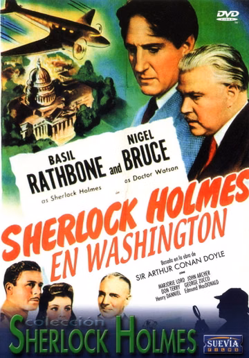 Póster de Sherlock Holmes en Washington