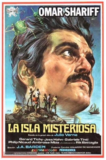 Póster de la película La isla misteriosa y el Capitán Nemo