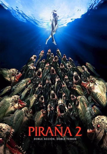 Póster de Piraña 2 3DD