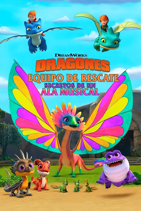 Póster de la película Dragones al rescate: El secreto del Ala Cantarina