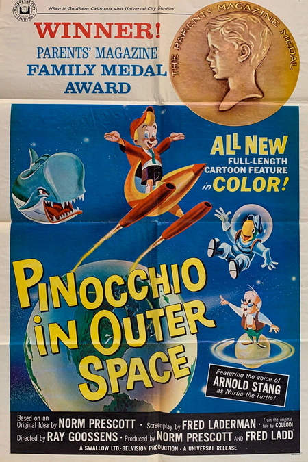 Póster de la película Pinocho en el espacio exterior