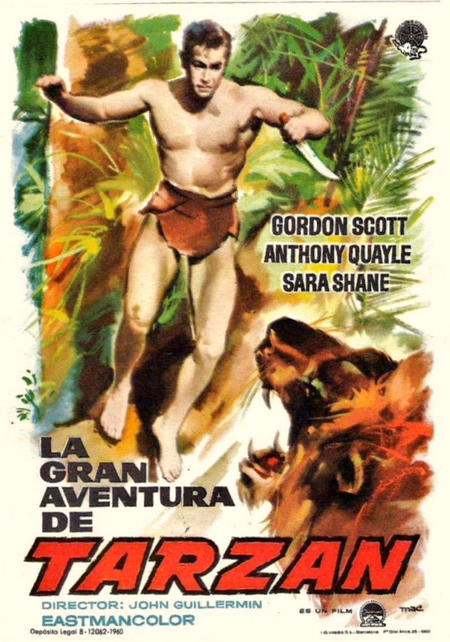Póster de la película La gran aventura de Tarzán