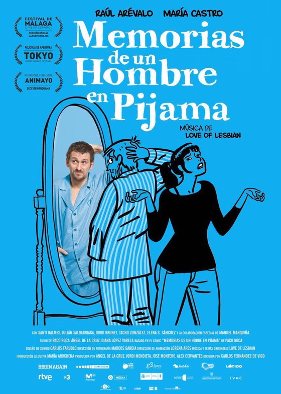 Póster de Memorias de un hombre en pijama