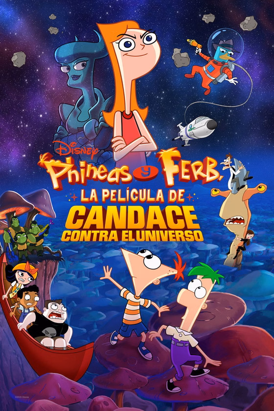 Póster de Phineas y Ferb, la película: Candace contra el universo