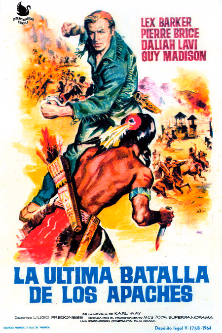 Póster de la película La última batalla de los apaches