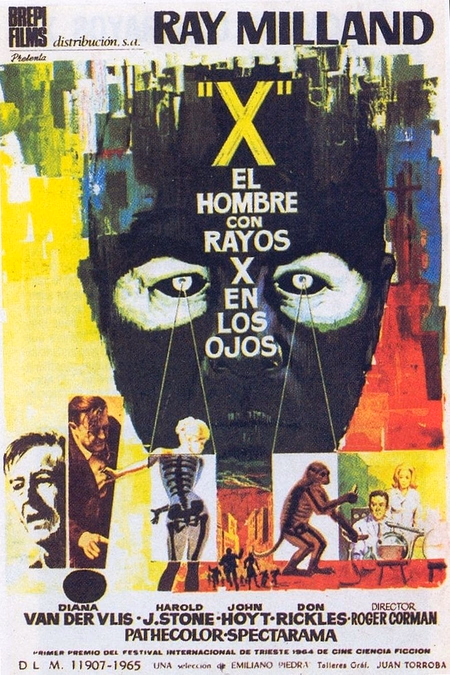 Póster de la película El hombre con rayos X en los ojos