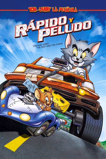 Póster de la película Tom y Jerry en la super carrera