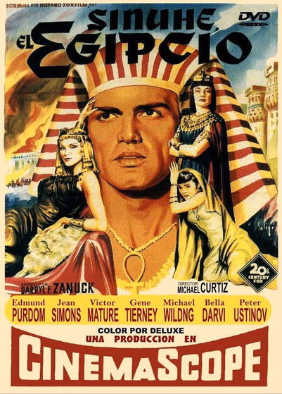 Póster de la película Sinuhé, el egipcio