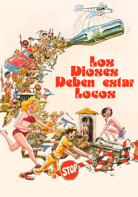 Póster de la película Los dioses deben estar locos