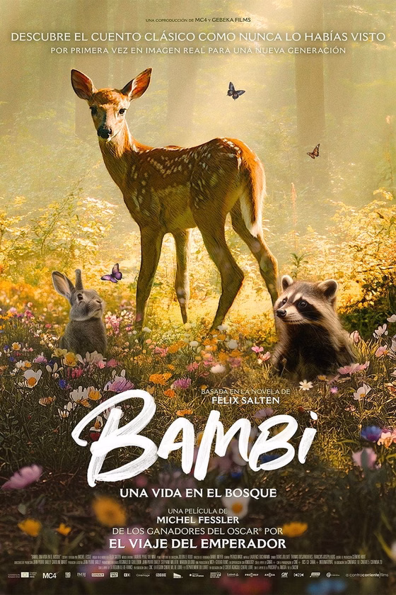 Póster de Bambi, una vida en el bosque