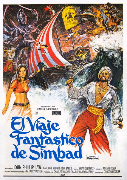 Póster de la película El viaje fantástico de Simbad