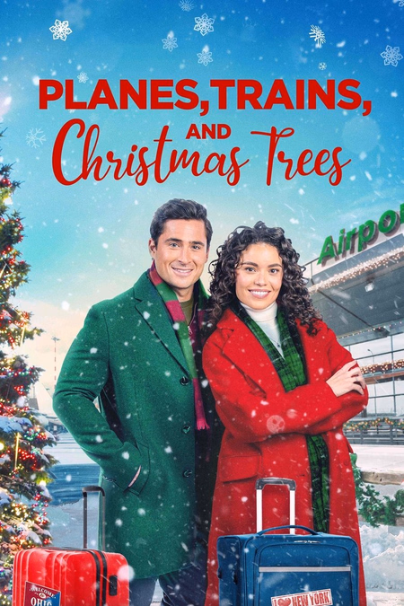 Póster de la película Aviones, trenes y árboles de Navidad