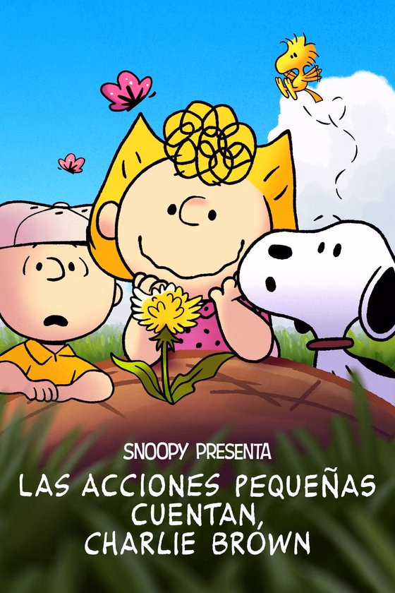 Póster de Snoopy presenta: son las pequeñas cosas, Carlitos