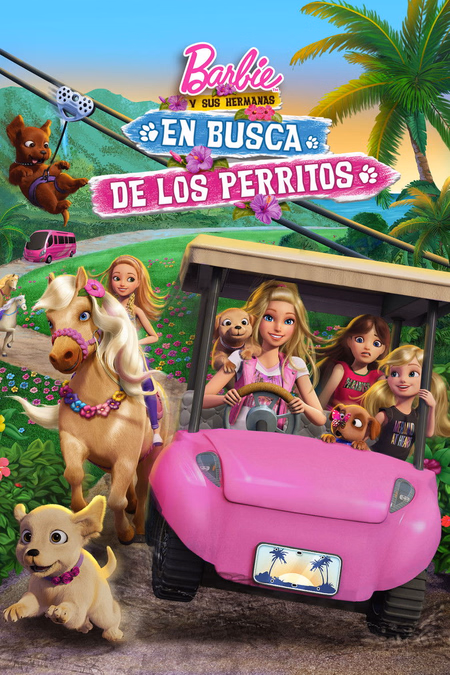 Póster de la película Barbie y sus hermanas: En busca de los perritos