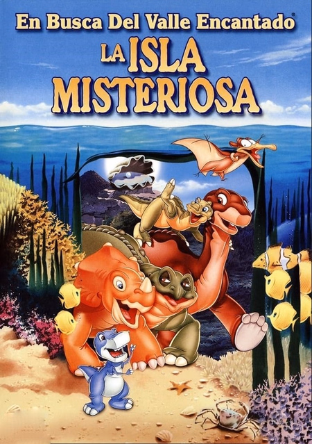 Póster de la película En busca del valle encantado V: La isla misteriosa