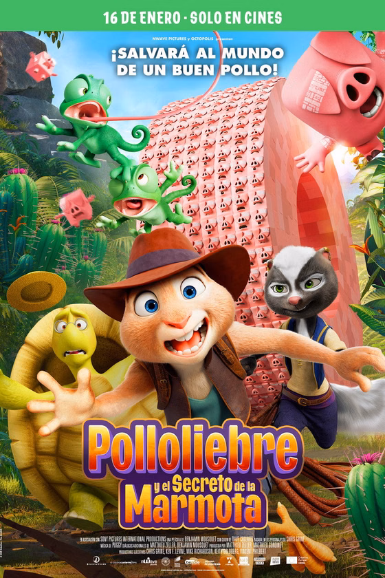 Póster de Polloliebre y el secreto de la marmota