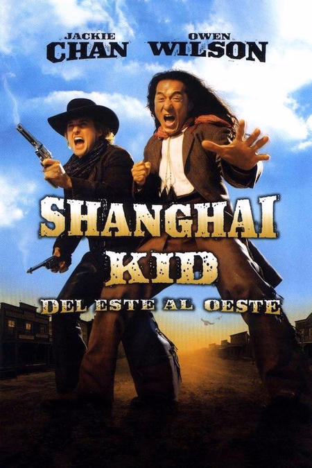Póster de la película Shanghai Kid, del este al oeste