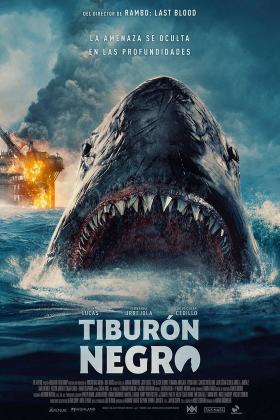 Póster de Tiburón negro