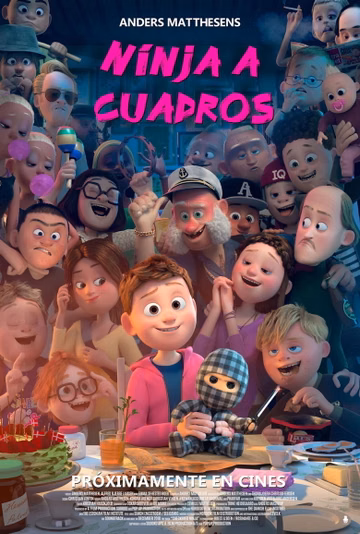 Póster de Ninja a cuadros