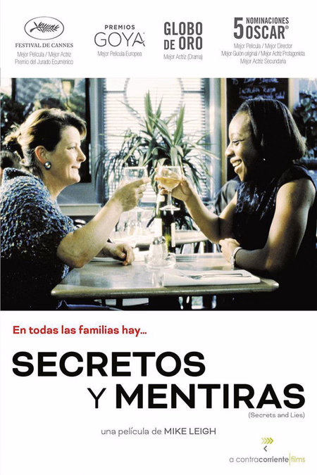 Póster de la película Secretos y mentiras
