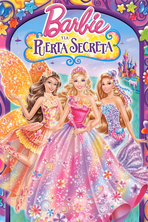 Póster de Barbie y La puerta secreta