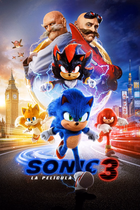 Póster de Sonic 3: La película