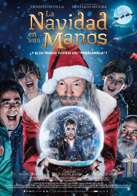 Póster de La Navidad en sus manos