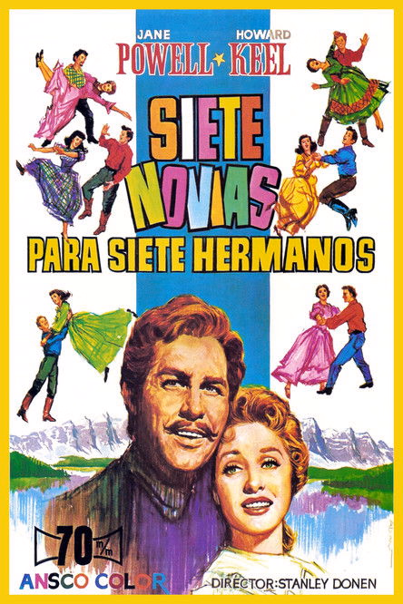 Póster de la película Siete novias para siete hermanos