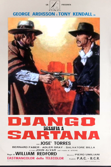 Póster de la película Django desafía a Sartana