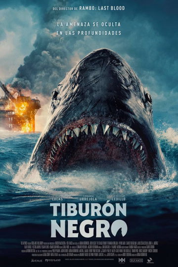 Póster de Tiburón negro