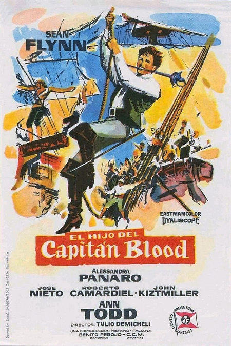 Póster de la película El hijo del capitán Blood
