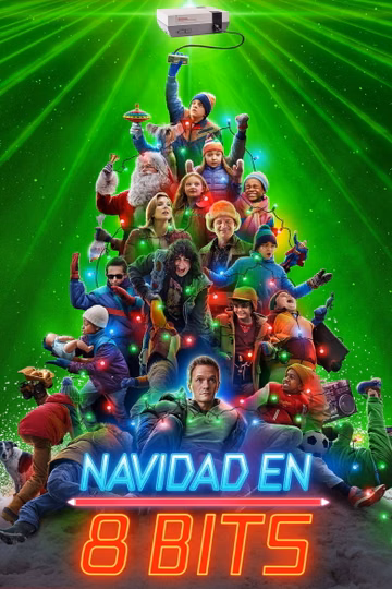 Póster de Navidad en 8 bits