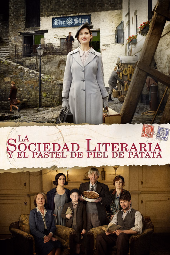 Póster de La sociedad literaria y el pastel de piel de patata