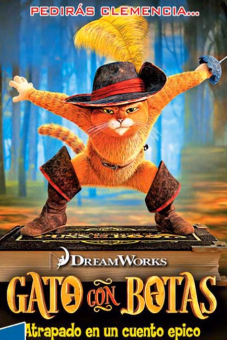 Póster de la película El gato con botas: Atrapado en un cuento épico